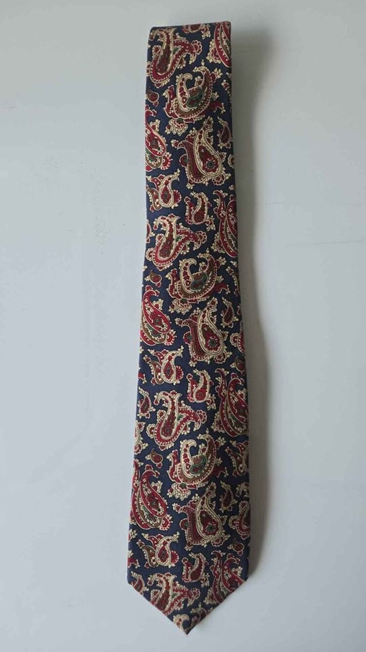 Vintage Resilio Silk Paisley Tie